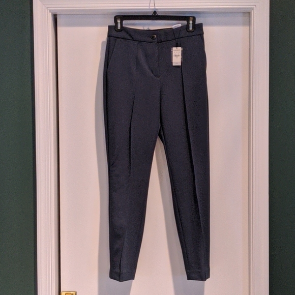 Express Pants - NWT Blue High Waisted Seamed Ankle PantSize 4